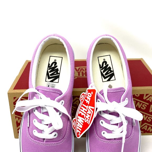 🌸 Sale 🌸 VANS Era Orchid Canvas White Sneakers Women's Sizes VN0A54F13SQ - Picture 4 of 10